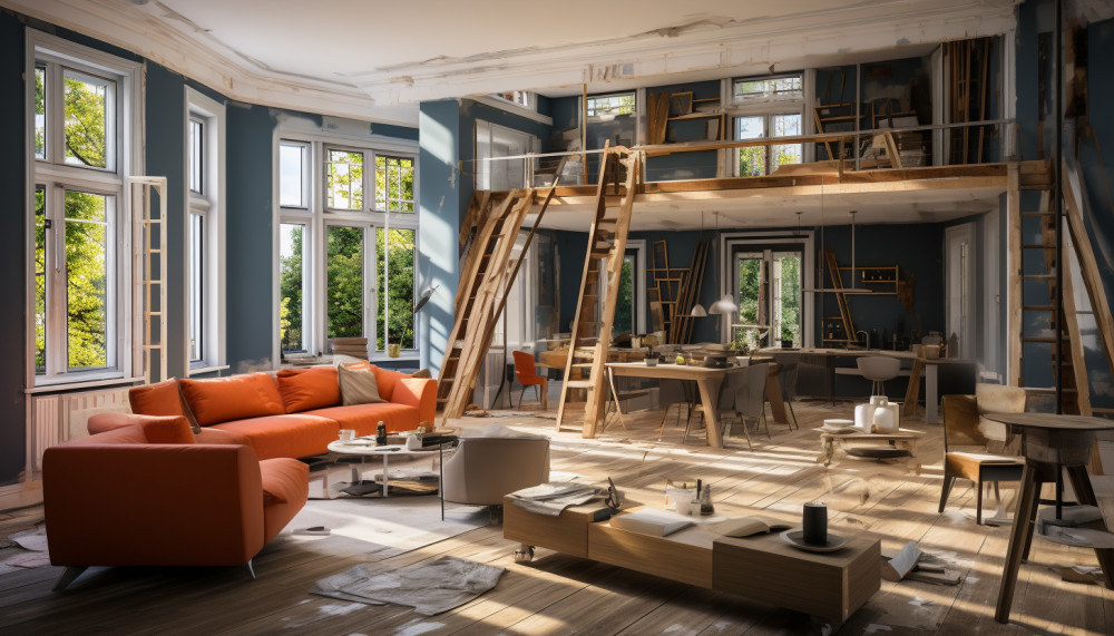Renovation of a house: the different stages.